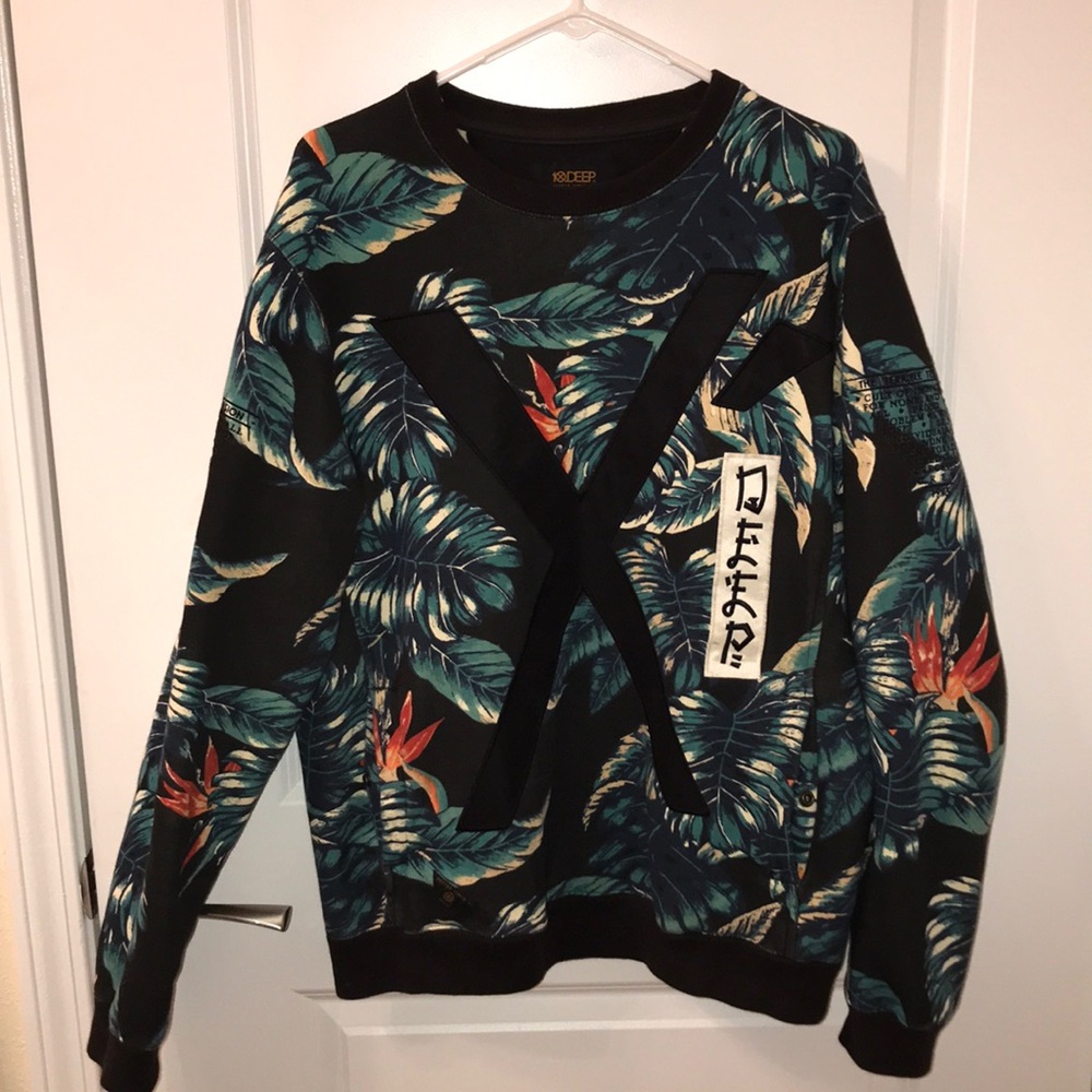 10 Deep Sweatshirt L Fleece Tech